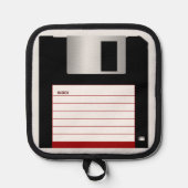 Floppy Disk Computer Science Classic Geek Cook Pannenlap (Voorkant)