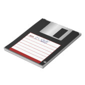 Floppy Disk Notepad met DOS COMMERSAVE herstellen Notitieblok (Gedraaid)