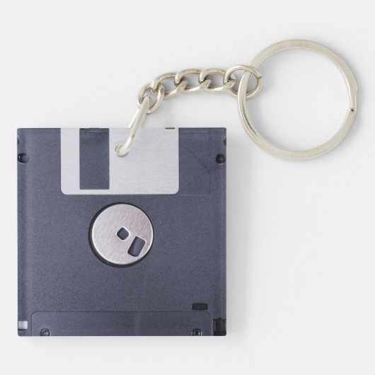 Floppy Disk Sleutelhanger (Achterkant)