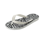 Flops à tongs pour enfants-Zebra Imprimer tongs (Incliné)