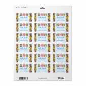 Flops Étiquettes de adresse (Feuille entière)