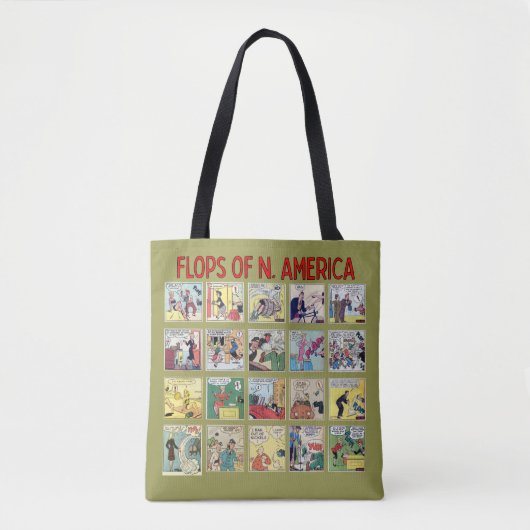 "Flops of N. America"-Canvas tas (Voorkant)