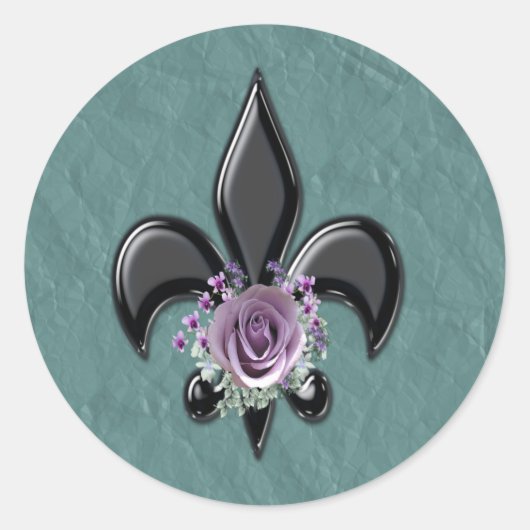 Flor de les 34 ronde sticker (Voorkant)