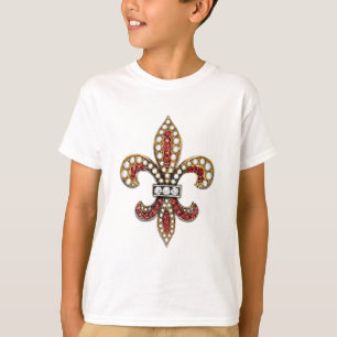 Flor De Lis Fleur De Lis Jewel new orleans T-shirt