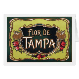 Flor de Tampa Cigar Label