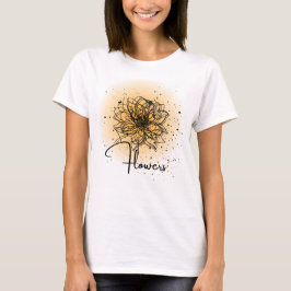 Flor do sol t-shirt