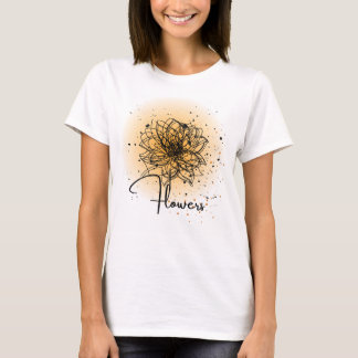 Flor do sol t-shirt