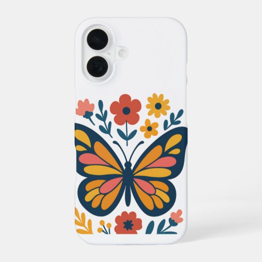 Flor iPhone 16 Hoesje (Achterkant)