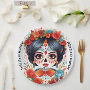 🌹 Flor y Calavera: Eerbetoon aan Dia de Muertos � Papieren Bordje
