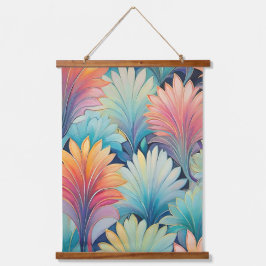 Flora 1 Floral Pastel Hangend Wandkleed