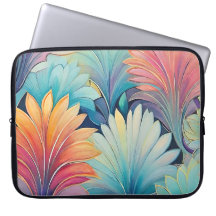 Flora 1 Floral Pastel Laptop Hoesje
