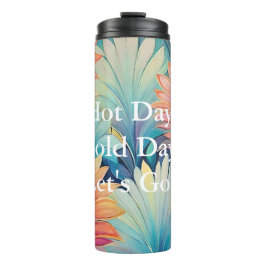 Flora 1 Floral Pastel Thermal Tumbler Thermosbeker