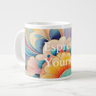 Flora 3 Floral Pastel Spécialité Mug
