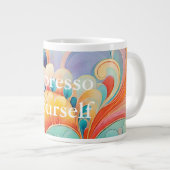 Flora 3 Floral Pastel Spécialité Mug (Devant droit)