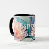 Flora 4 Floral Pastel Combo Mug (Devant gauche)