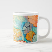 Flora 5 Floral Pastel Spécialité Mug (Droite)
