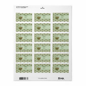 Flora adresaufkleber etiket (Full Sheet)