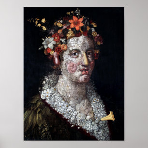 Flora, Arcimboldo Poster