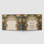 Flora  Art Nouveau bruiloft Gastenboek (Volledig)