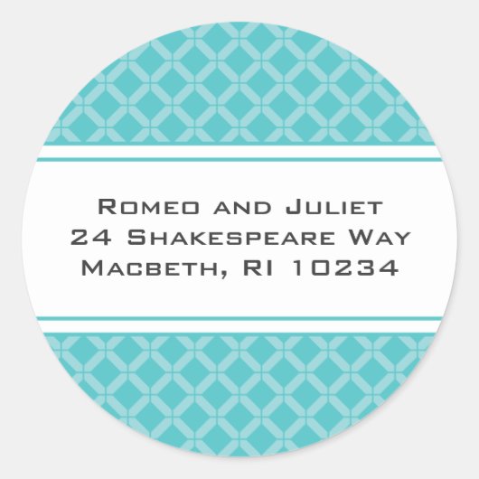 Flora Bee Étiquette de adresse (Devant)