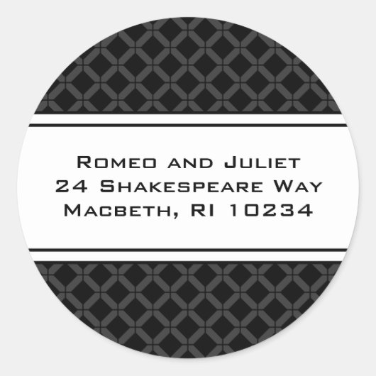 Flora Bee Étiquette de adresse (Devant)