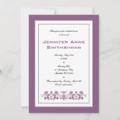 Flora Bee Invitation à la douche nuptiale (Devant)