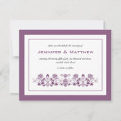 Flora Bee Save the Date Aankondiging (Voorkant)