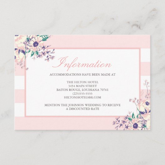  Flora-behuizingskaarten Informatiekaartje (Voorkant)