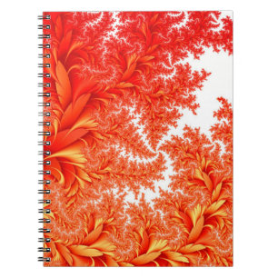 Flora bloembloesems achtergrond notitieboek