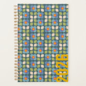 FLORA BLUSH - Botanical Pattern Planner (Devant)