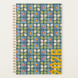 FLORA BLUSH - Planer met botanisch patroon Planner
