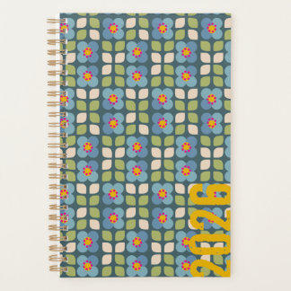 FLORA BLUSH - Planer met botanisch patroon Planner