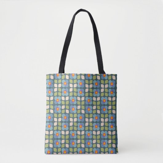 FLORA BLUSH - Sac fourre-tout d'impression Floral  (Devant)