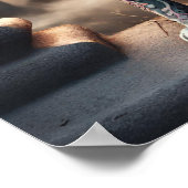 "Flora" Dag van de Dode Kat, Dia De Los Muertos Poster (Hoek)