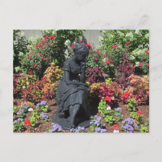 Flora de bloemmeid briefkaart (Voorkant)