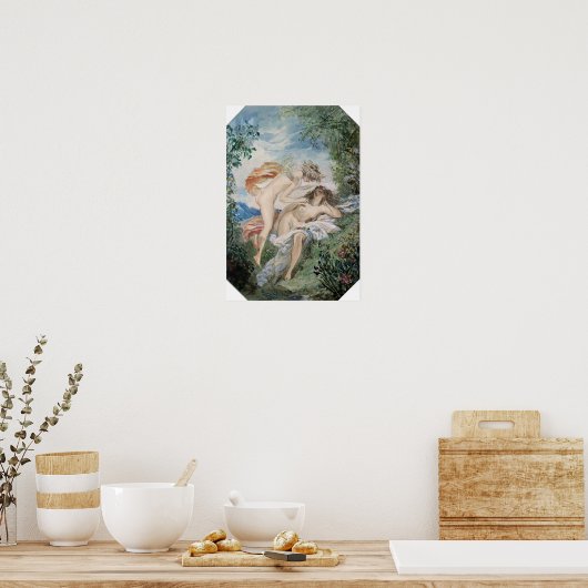 Flora en Zephyr Poster (Keuken)