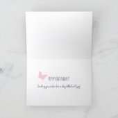 Flora Fantasy Fine Art Birthday Kaart (Binnen)