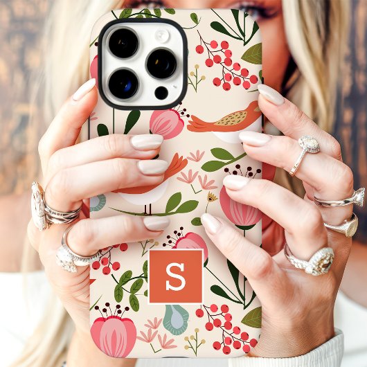  flora - flesjesmonogram Case-Mate iPhone case