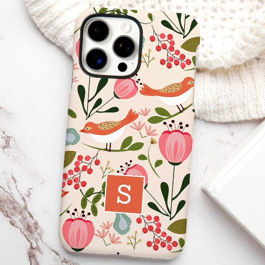  flora - flesjesmonogram Case-Mate iPhone case