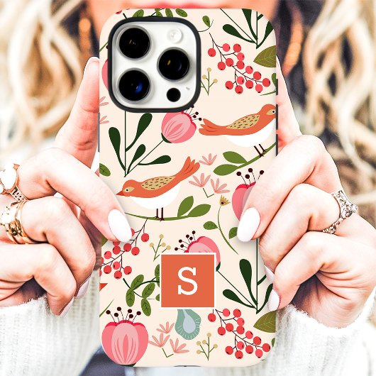  flora - flesjesmonogram Case-Mate iPhone case