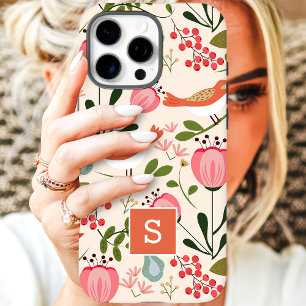 flora - flesjesmonogram iPhone x hoesje