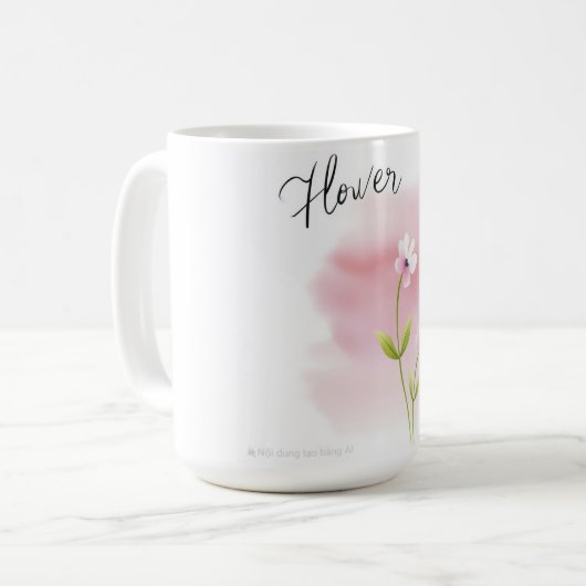 Flora Flower Mok (Voorkant links)