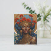 Flora Goddess, Postcrossing Briefkaart (Staand voorkant)