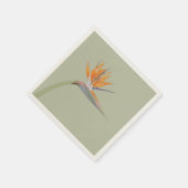Flora I: Bird of Paradise - Papieren servet (Hoek)