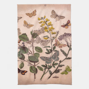 flora-illustratie Wildbloemen Theedoek