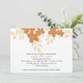 Flora - invitations Fêtes des mariées (Debout devant)