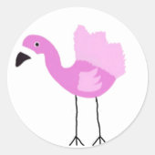 Flora Le Sticker Flamant rose (Devant)