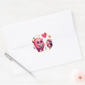 Flora & Lilly Ronde Sticker (Envelop)