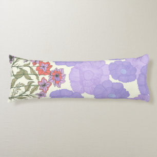 Flora Obscura – Coussin de jet imprimé floral sans