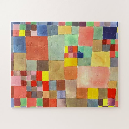 Flora on Sand van Paul Klee, Abstracte kunst Legpuzzel (Horizontaal)